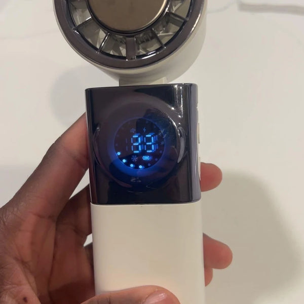 Mini ventilador portátil 7 em 1 com 100 velocidades