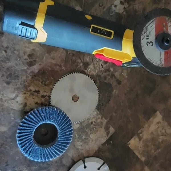 Mini esmerilhadeira sem fio 12V com motor sem escovas