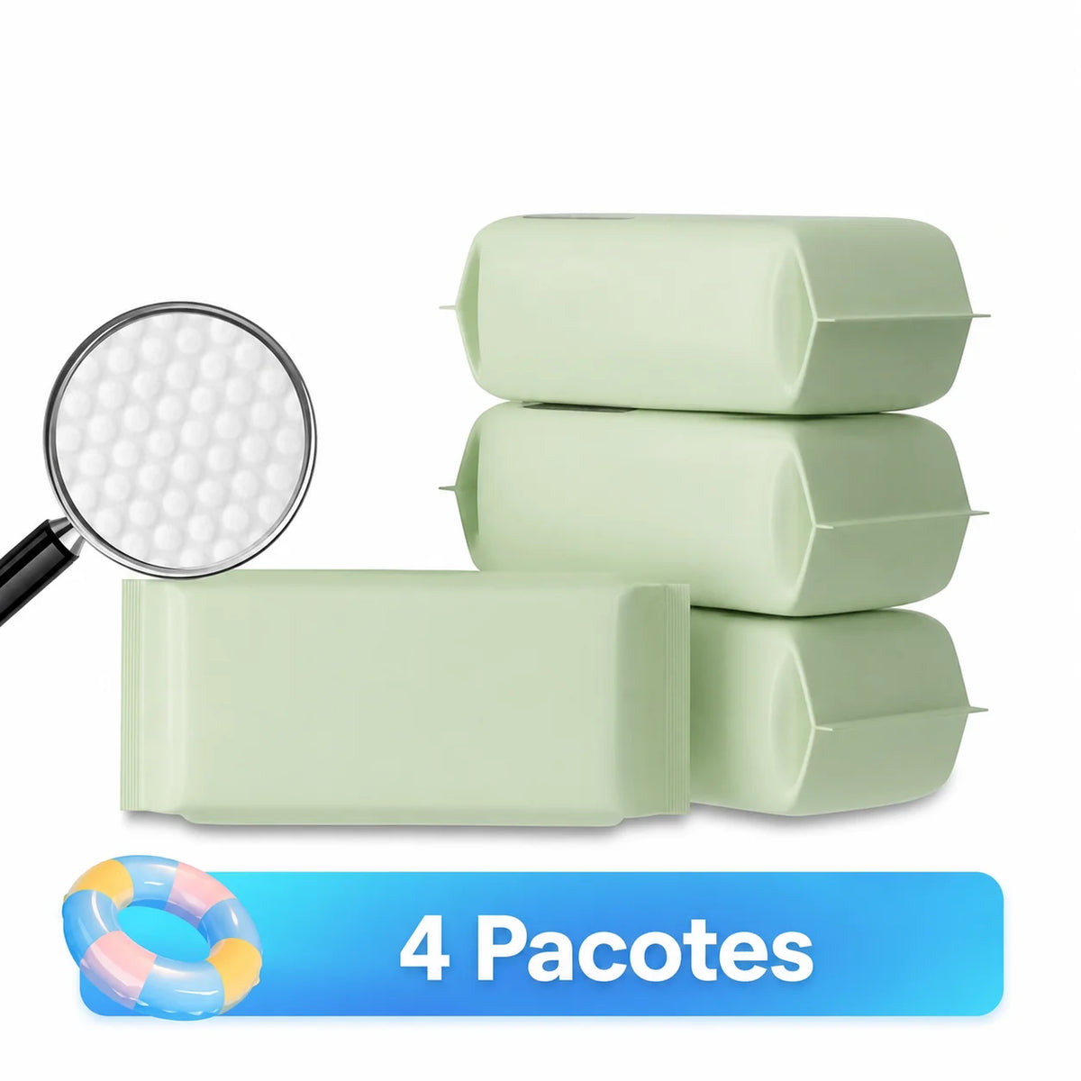 Toalhas faciais descartáveis ultramacias sem fragrância, biodegradáveis e absorventes para limpeza diária, maquiagem e pele sensível