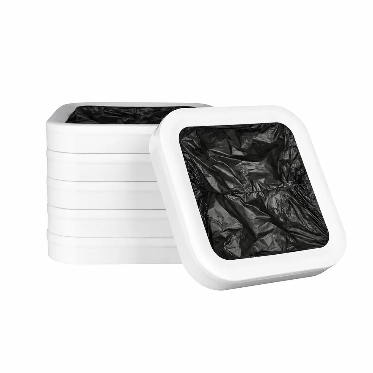 Lixeira automática 13,5 L com sensor infravermelho, vedação térmica e troca de saco para banheiro, cozinha e quarto, uso higiênico diário