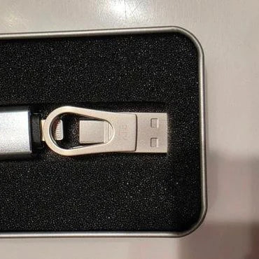 Pendrive 3 em 1 USB e Type-C com adaptador Lightning