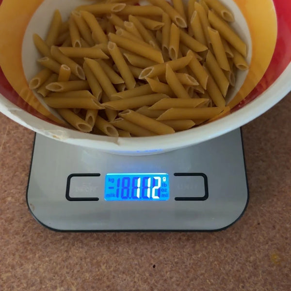 Balança digital de cozinha com tara e precisão de 1 g