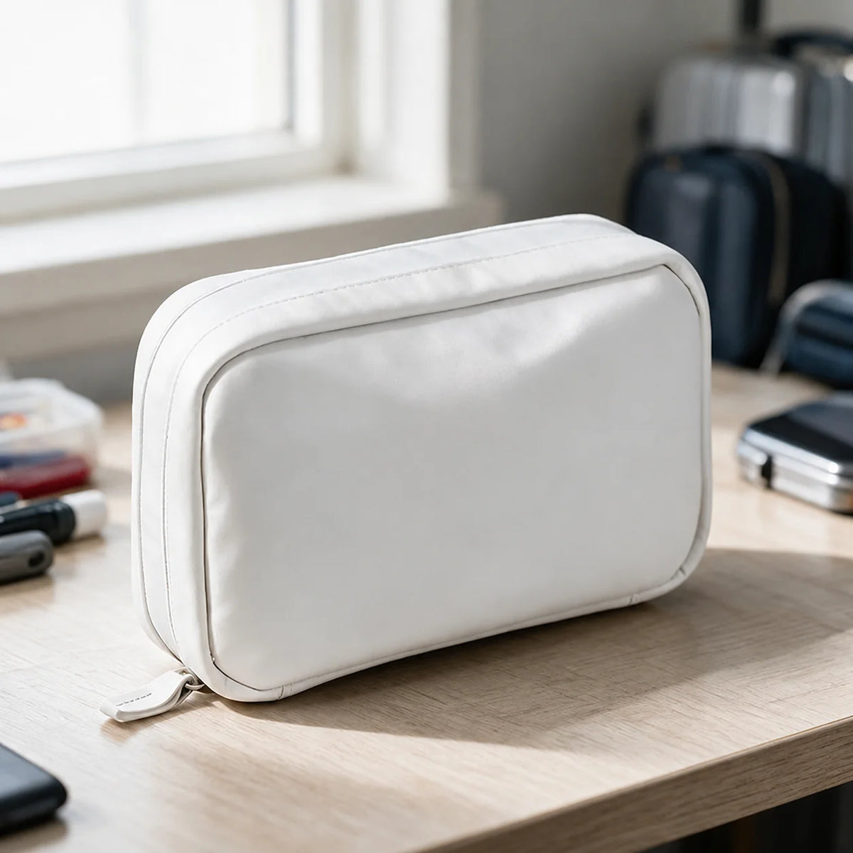 Organizador de remédios impermeável com 14 envelopes para viagem