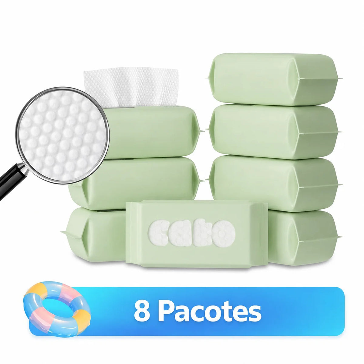 Toalhas faciais descartáveis ultramacias sem fragrância, biodegradáveis e absorventes para limpeza diária, maquiagem e pele sensível