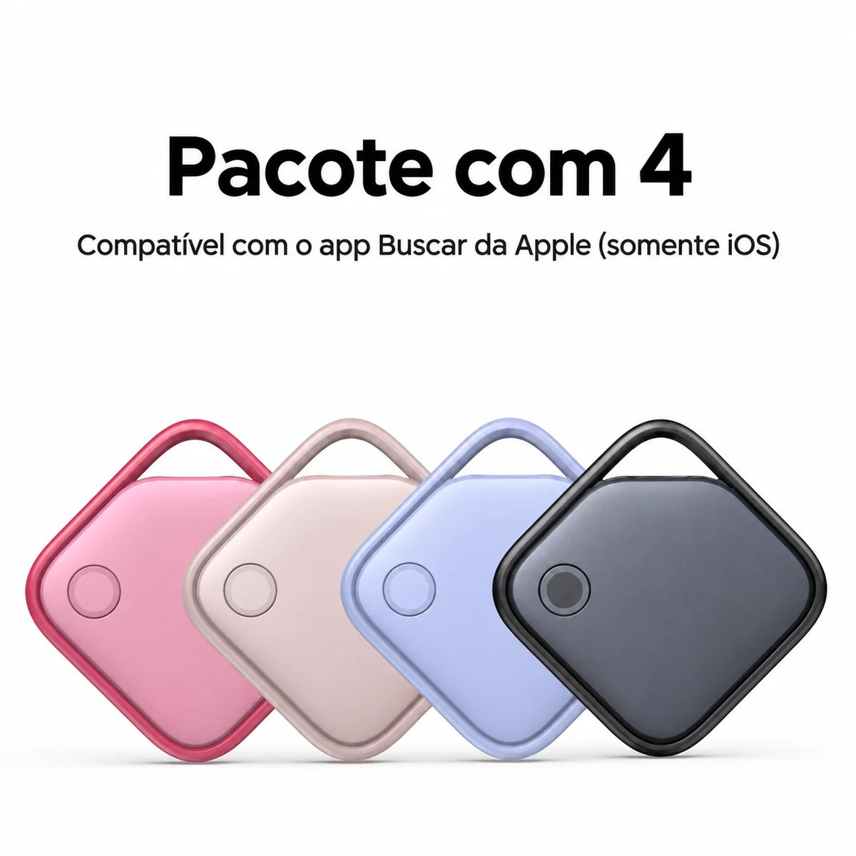 Rastreador Bluetooth com alarme para chaves e malas
