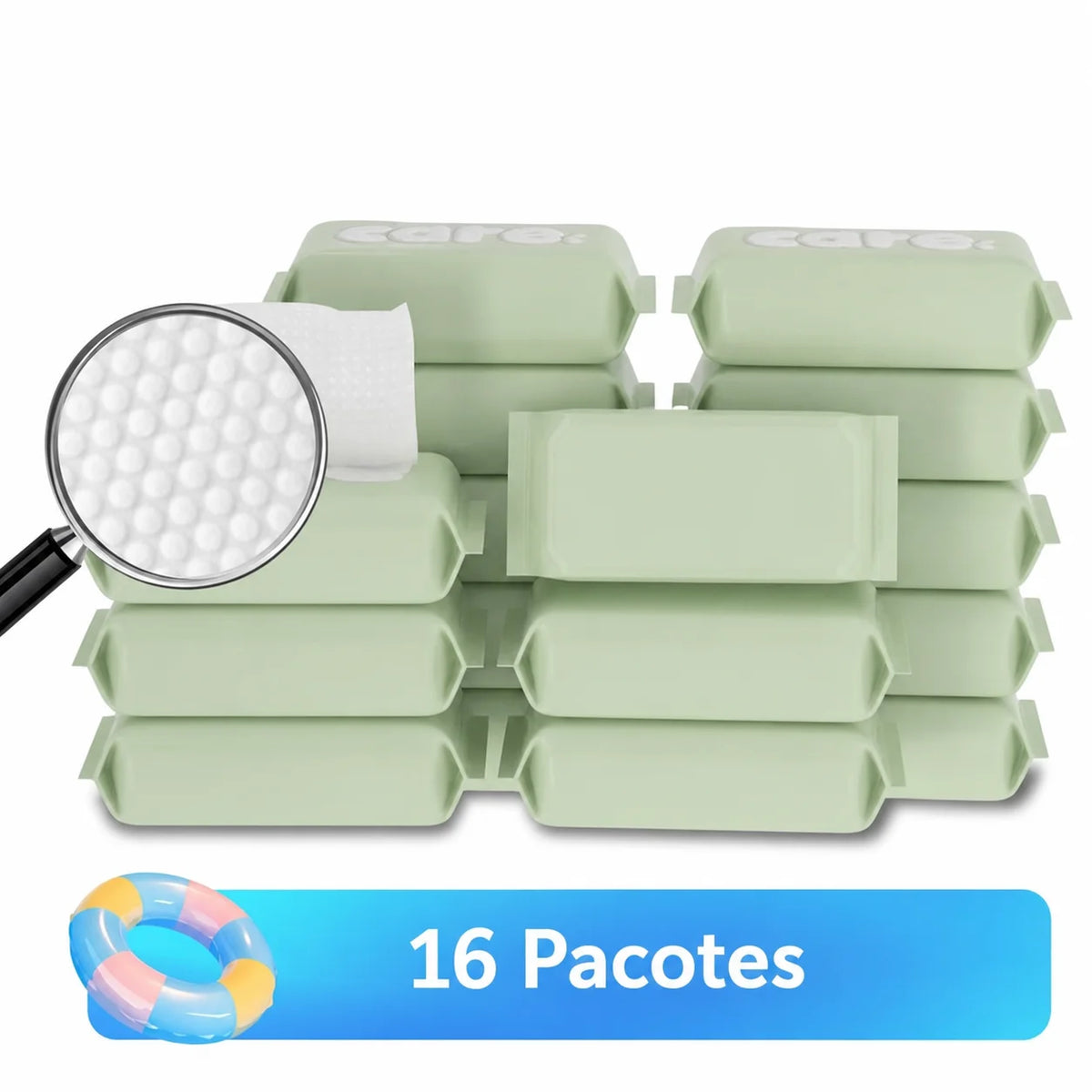 Toalhas faciais descartáveis ultramacias sem fragrância, biodegradáveis e absorventes para limpeza diária, maquiagem e pele sensível