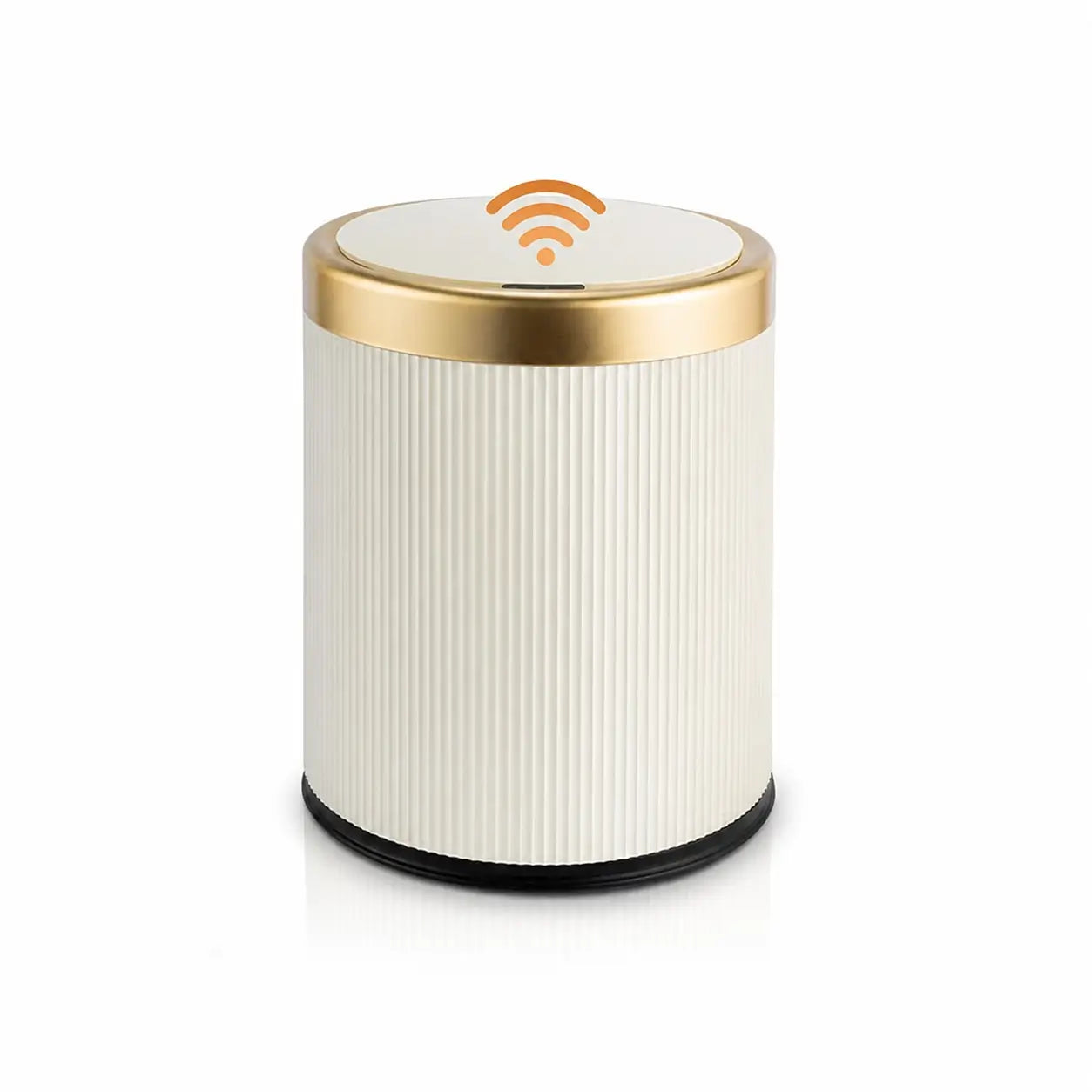 Lixeira automática compacta com sensor infravermelho, tampa antiodor e design nórdico para banheiro, quarto, cozinha e escritório em casa