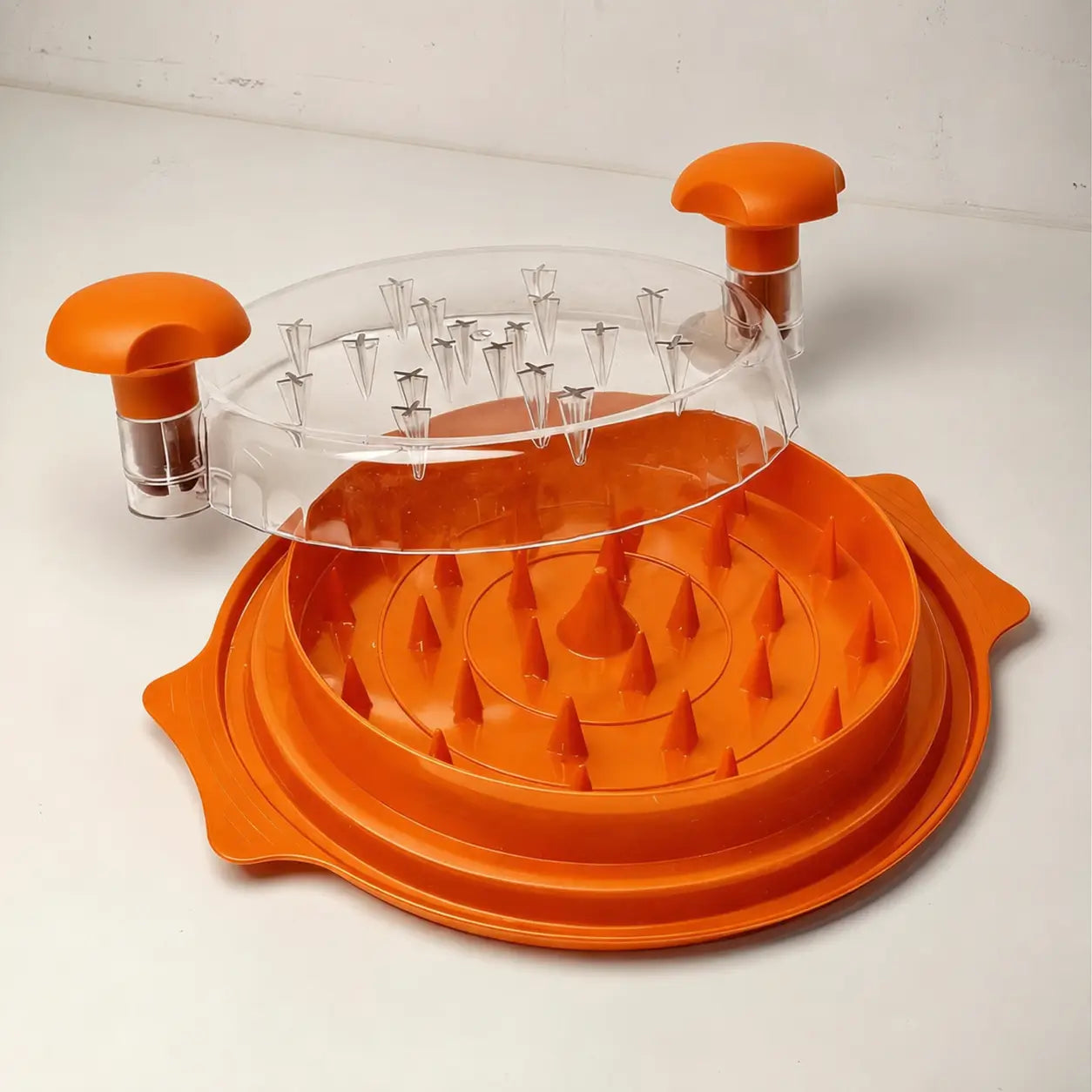 Desfiador de carne grande com tampa transparente e base antiderrapante para frango, porco e carne bovina cozidos na cozinha da família
