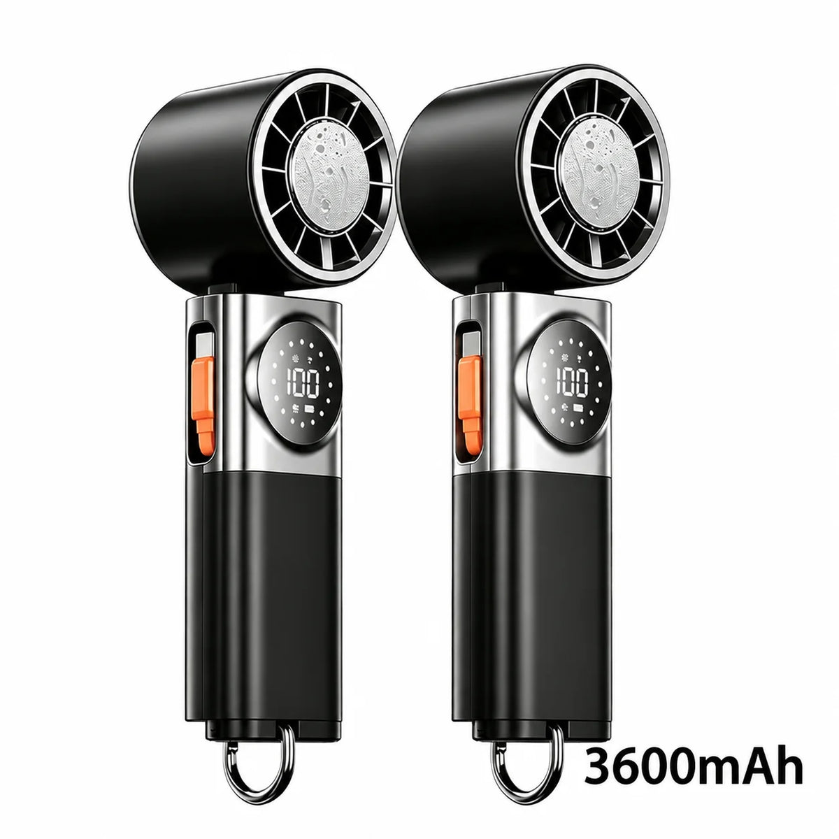 Mini ventilador portátil 7 em 1 com 100 velocidades