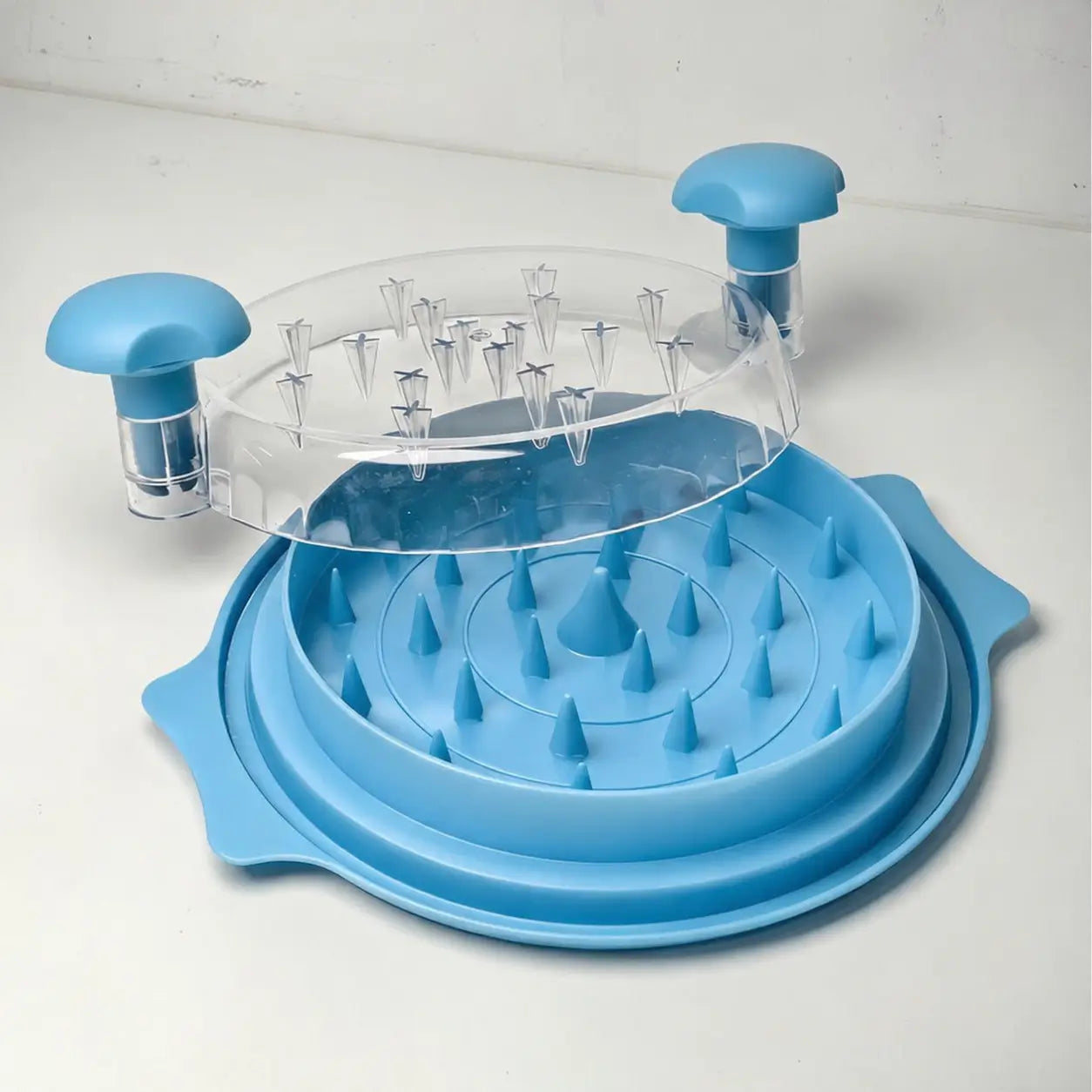 Desfiador de carne grande com tampa transparente e base antiderrapante para frango, porco e carne bovina cozidos na cozinha da família