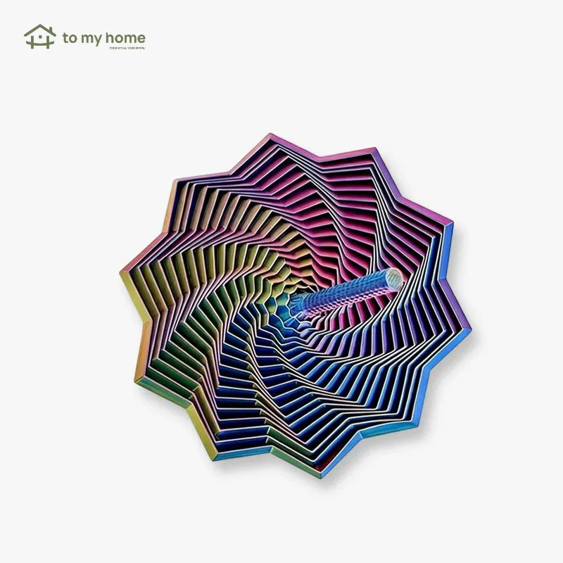 Estrela Fidget Sensorial 3D Expansível Anti-Stress com Movimento Espiral Giratório, Alça, Toque Suave e Efeito Relaxante