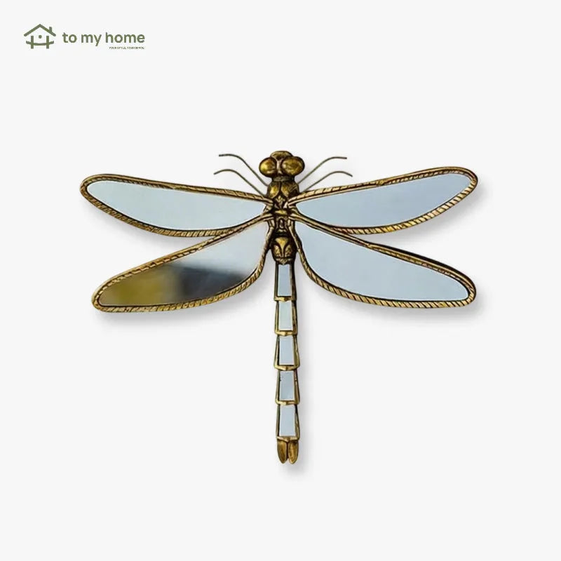Decoração de parede libélula criativa para sala ou quarto, arte moderna, leve, elegante, fácil instalação, adiciona estilo sofisticado decorativo