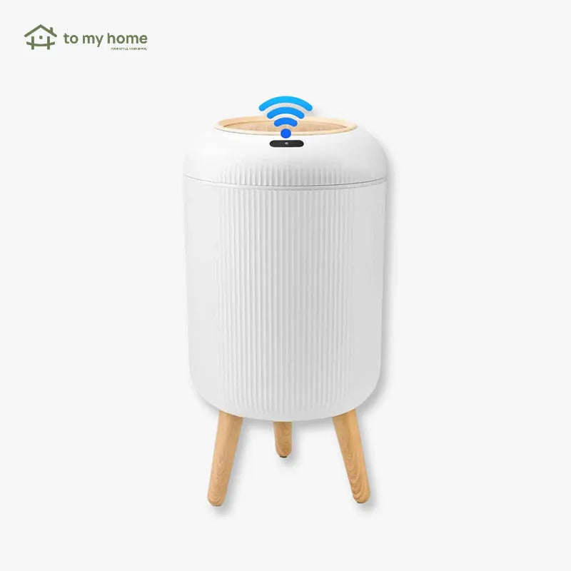Lixeira Inteligente Automática com Sensor de Movimento, Design Nórdico Moderno, Impermeável e Economia Inteligente de Espaço
