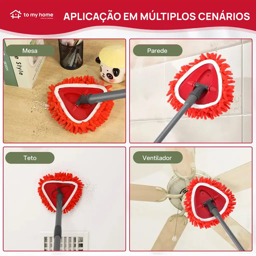 Cabeças de espanador em chenille para mop sistema 1 tanque, limpeza a seco de poeira, móveis, teto e persianas com instalação fácil