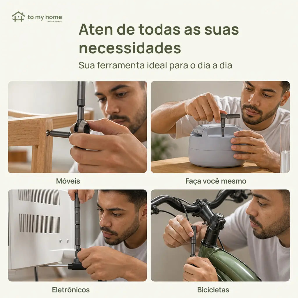 Kit chave de fenda catraca 24 em 1 com pontas magnéticas S2 para reparos em casa, bikes e eletrônicos DIY diário