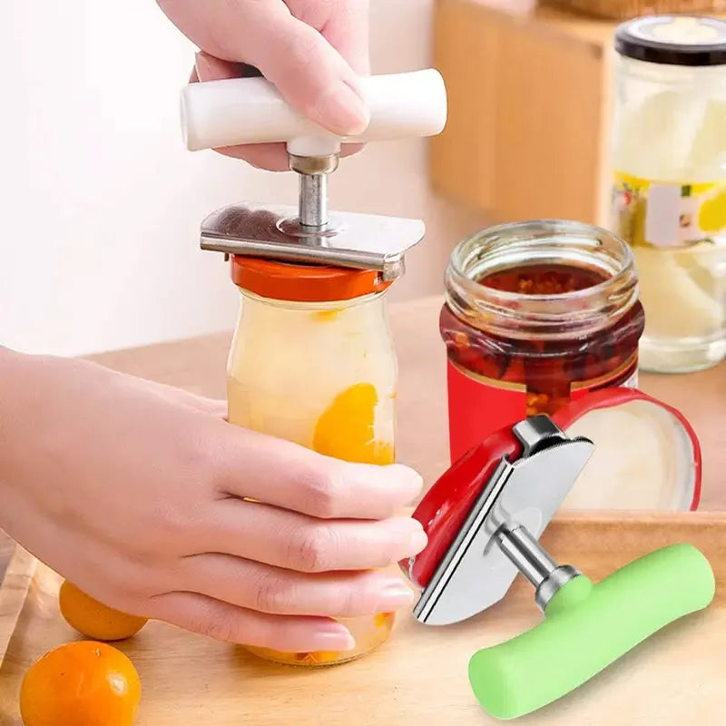 Conjunto de 2 Abridores Manuais para Tampas e Latas, Design Ergonômico para Abrir Frascos com Facilidade alavancagem perfeita