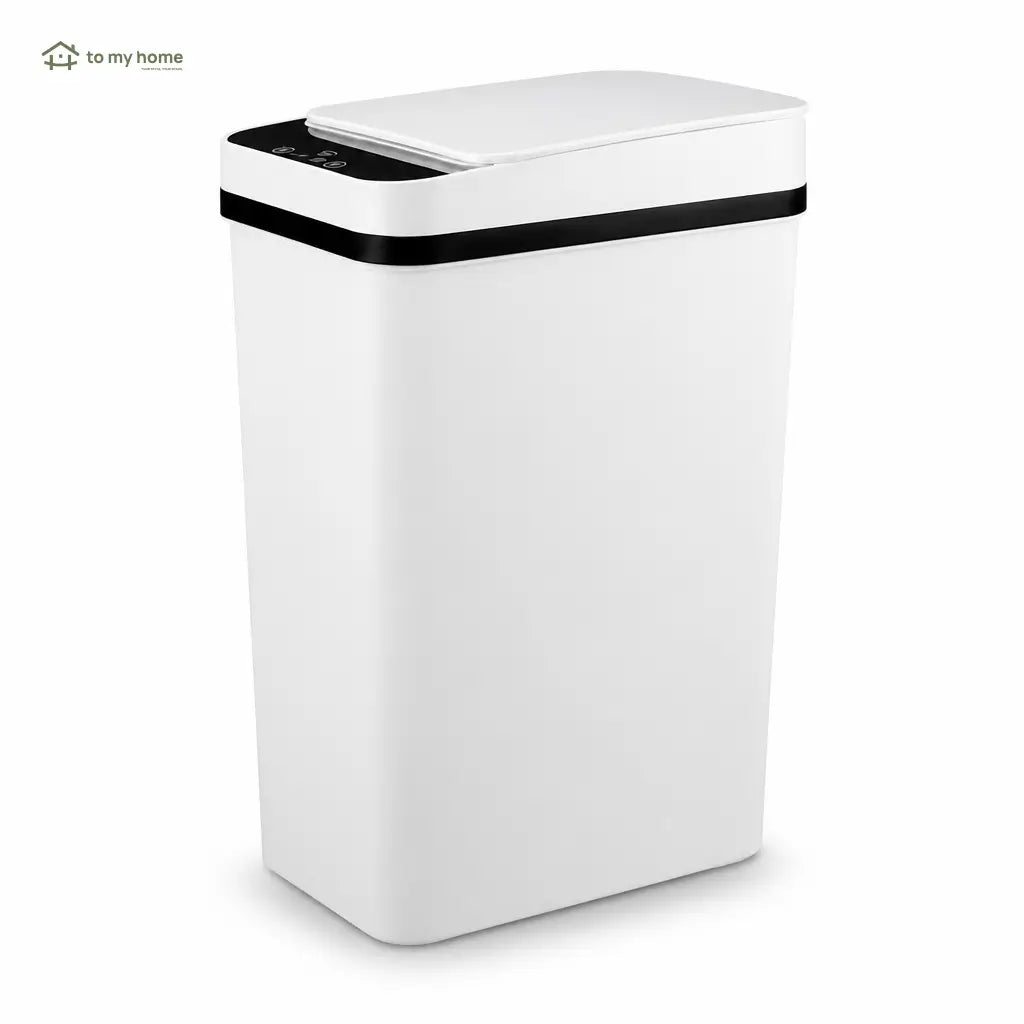 Lixeira automática 12 L sem toque com sensor infravermelho, tampa vedada e design slim para cozinha, banheiro, escritório e uso diário em casa