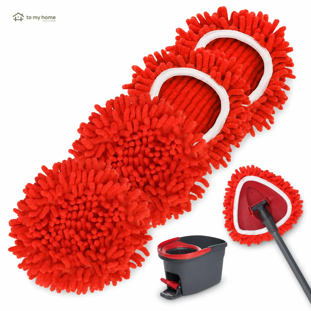 Cabeças de espanador em chenille para mop sistema 1 tanque, limpeza a seco de poeira, móveis, teto e persianas com instalação fácil