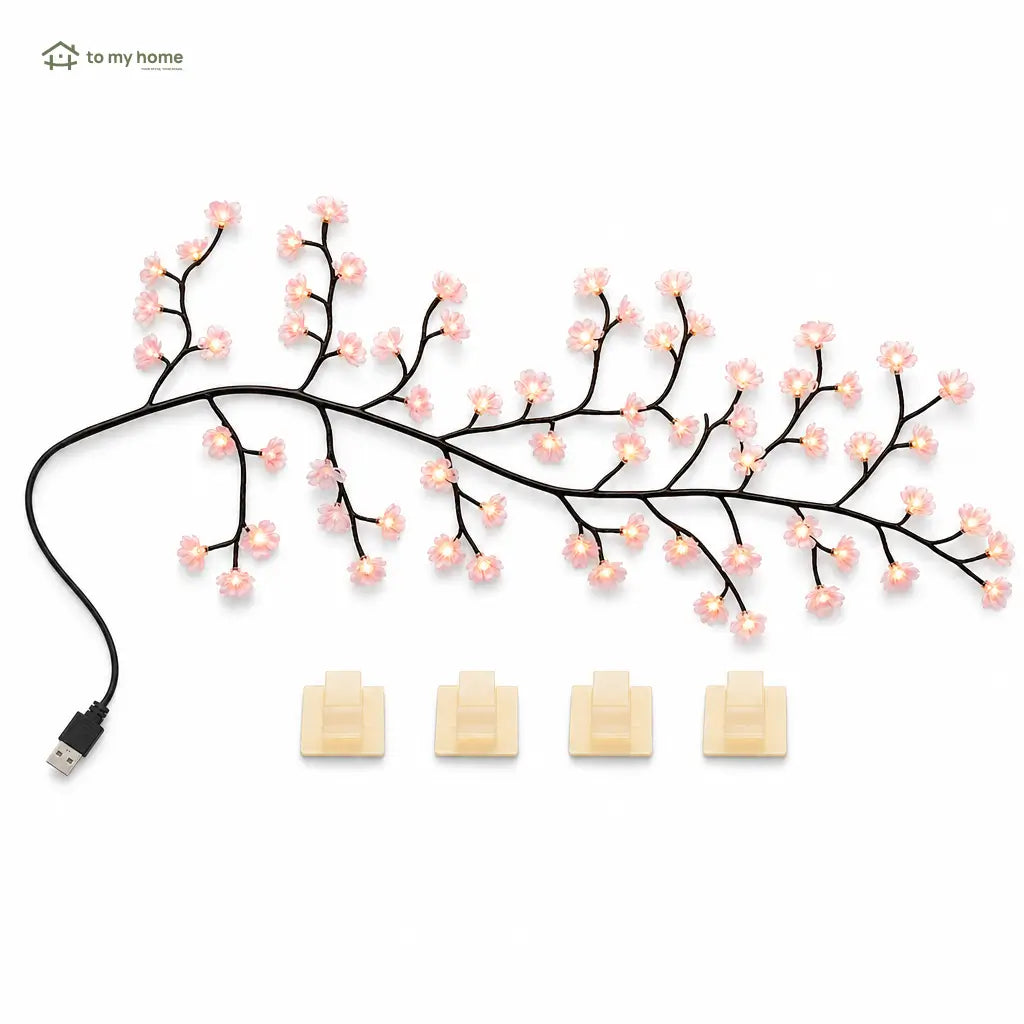 Luz decorativa de galhos com 144 LEDs USB, resistente ao tempo, para sala, quarto, varanda e festas em casa com instalação fácil