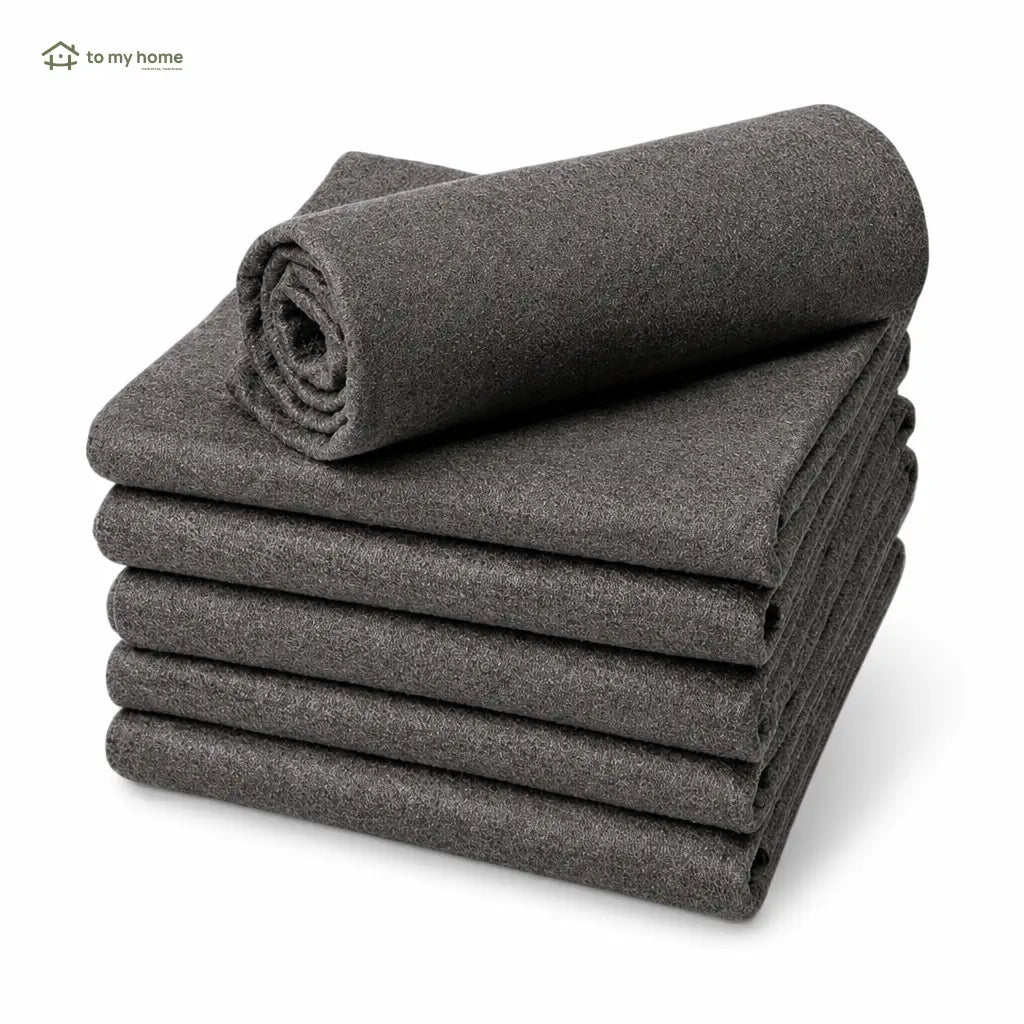 Kit 10 panos de microfibra grossos sem fiapos para vidros, cozinha, carro, espelhos, móveis e eletrodomésticos laváveis