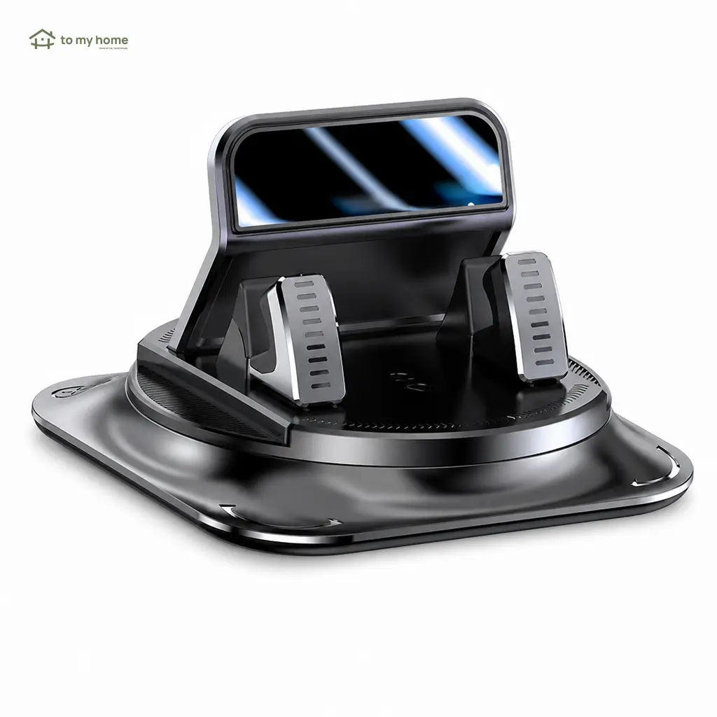 Suporte veicular para celular com rotação 360° e ventosa estável para navegação no painel, uso com uma mão em iPhone e Android