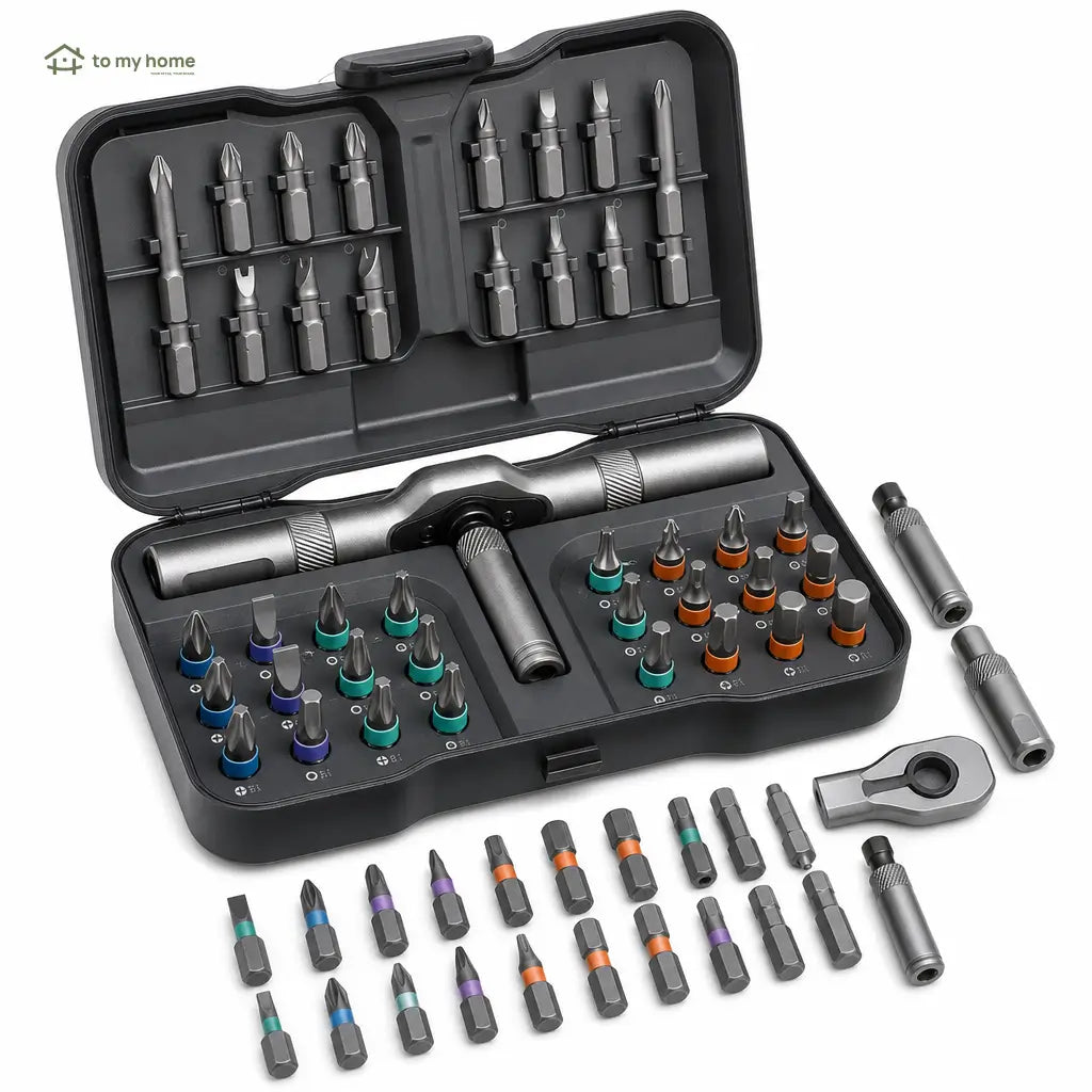 Kit chave de fenda catraca 24 em 1 com pontas magnéticas S2 para reparos em casa, bikes e eletrônicos DIY diário
