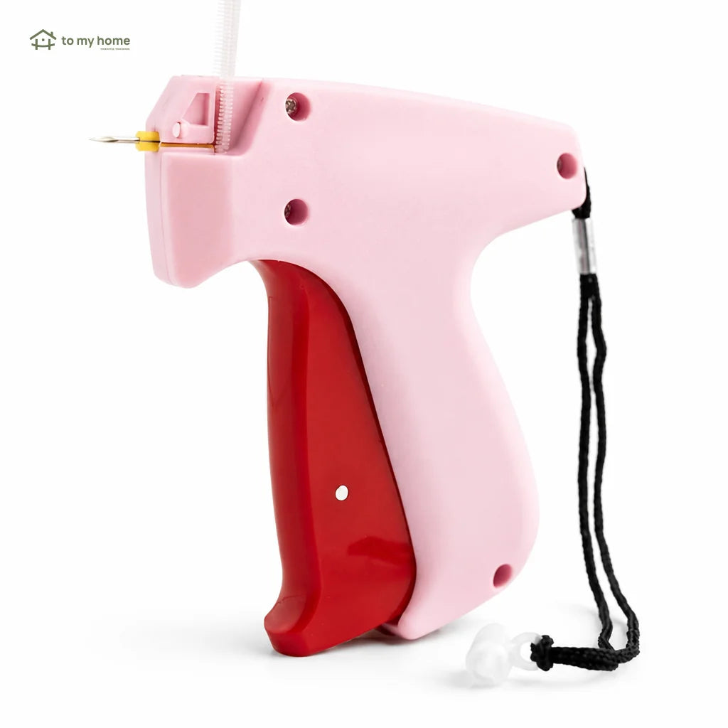 Máquina de costura manual tipo pistola com 6 agulhas e 1200 micro pontos para reparos rápidos em roupas em casa práticos