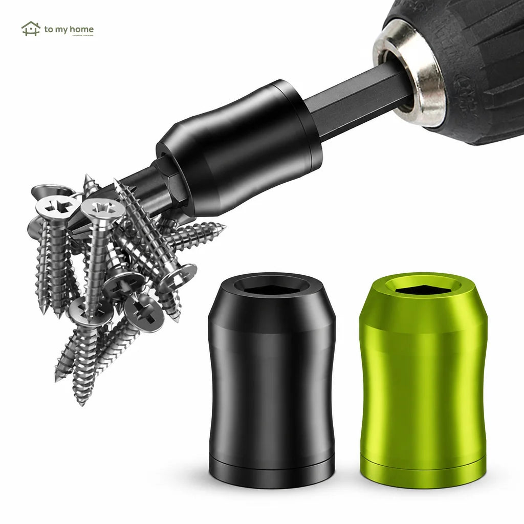 Anel magnético para parafusos 1/4 pol 6,35 mm, suporte universal para bits hexagonais em furadeiras e parafusadeiras com fixação firme para reparos e montagem