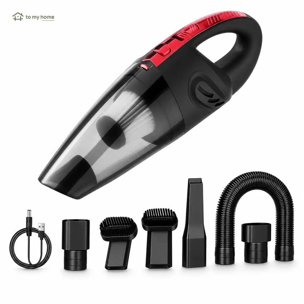 Aspirador de pó portátil sem fio com sucção forte e acessórios para limpar carro, sofá, teclado, pelos de pets e migalhas no dia a dia