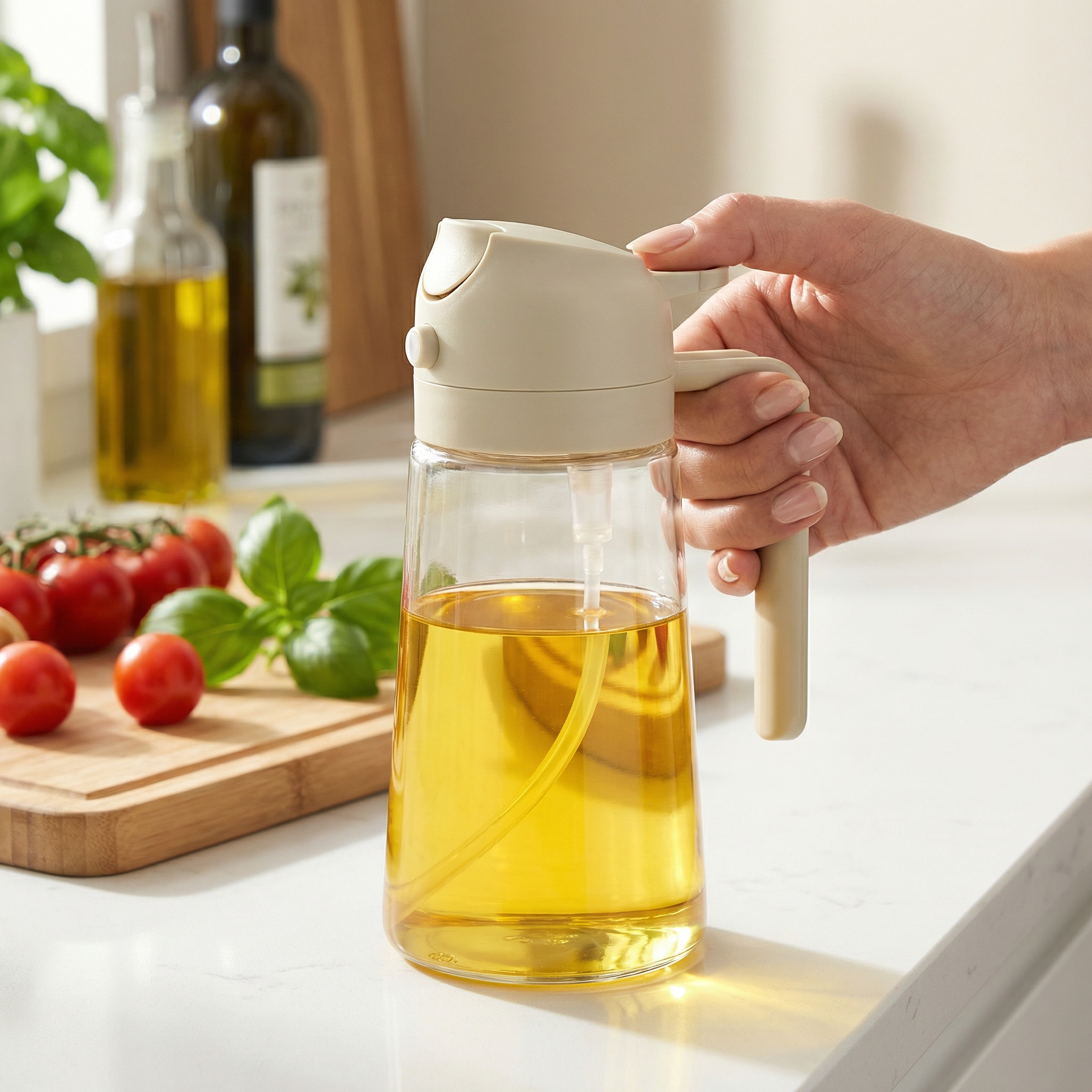 Dispenser Spray 2 em 1 450ml – Moderno, Econômico e Multifuncional