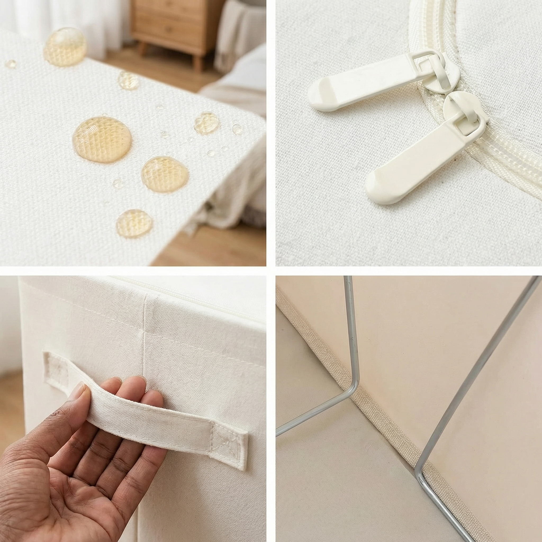 Caixa Organizadora Grande 50cm x 40cm x 30cm  – Armazene Edredons, Roupas e Sapatos com Segurança