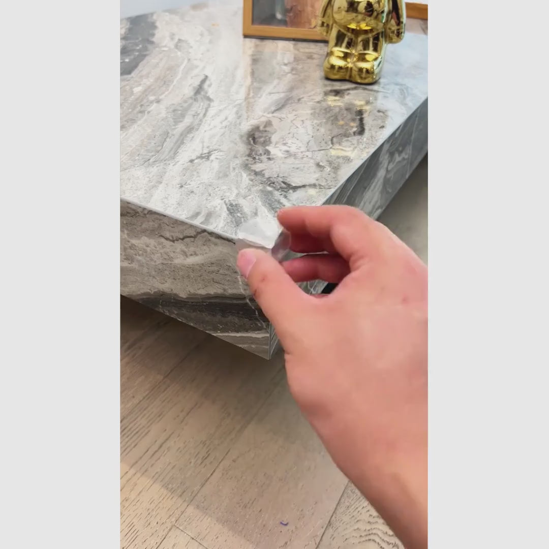 Protetor de quina transparente em PVC com adesivo forte para segurança infantil em mesas, móveis e cantos afiados da casa diária