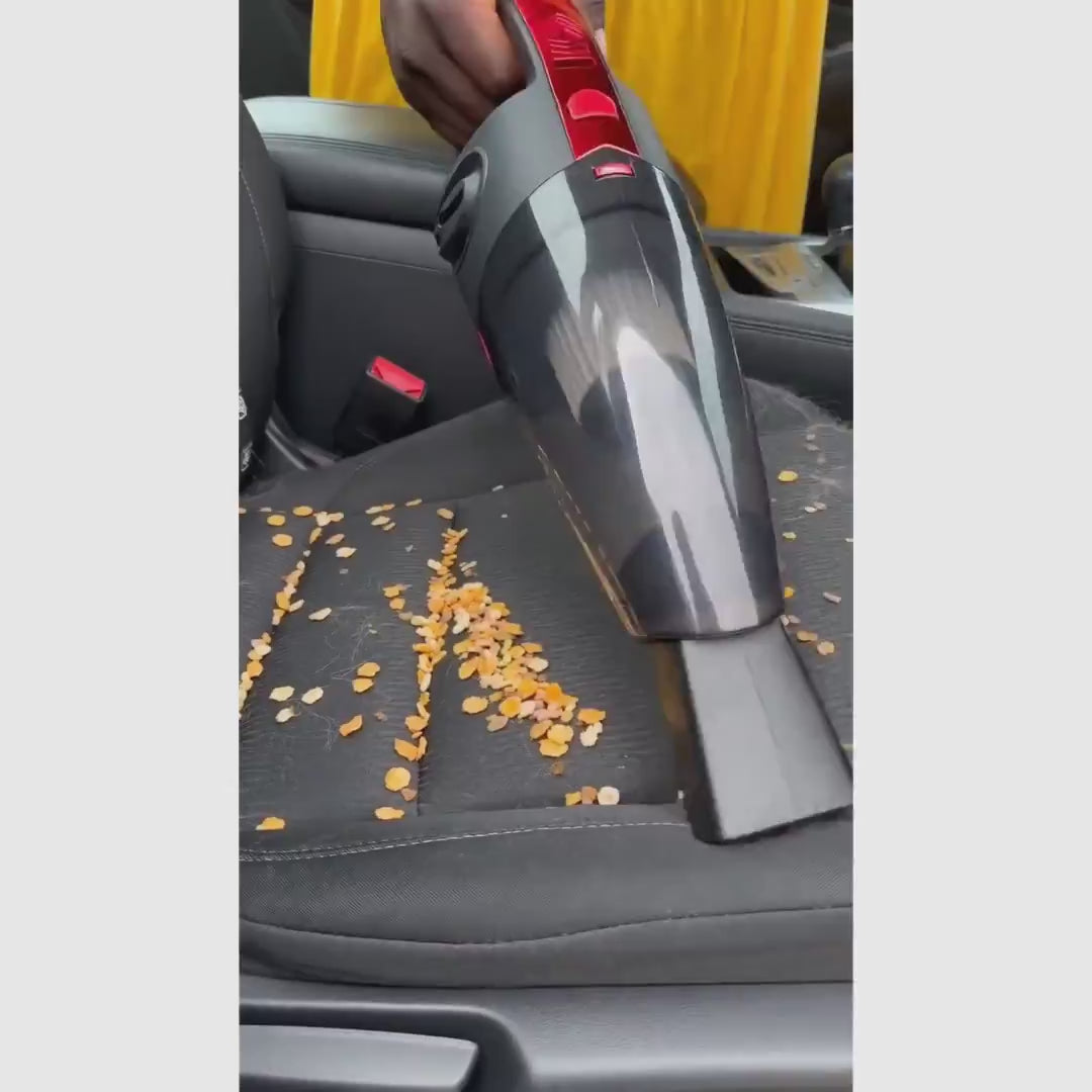Aspirador de pó portátil sem fio com sucção forte e acessórios para limpar carro, sofá, teclado, pelos de pets e migalhas no dia a dia