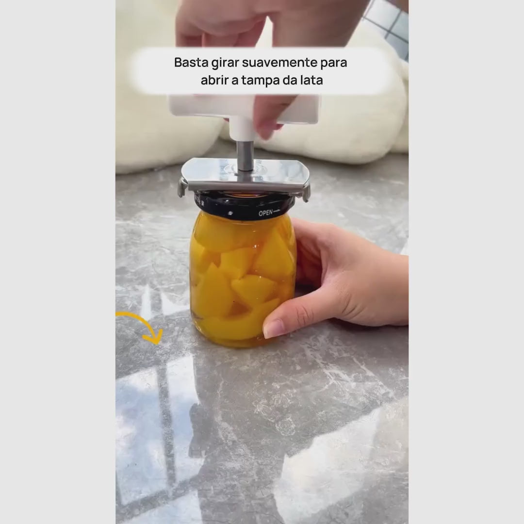 Kit com 2 abridores manuais de potes e tampas, ajustáveis, com pegada antiderrapante para idosos e mãos com pouca força na cozinha