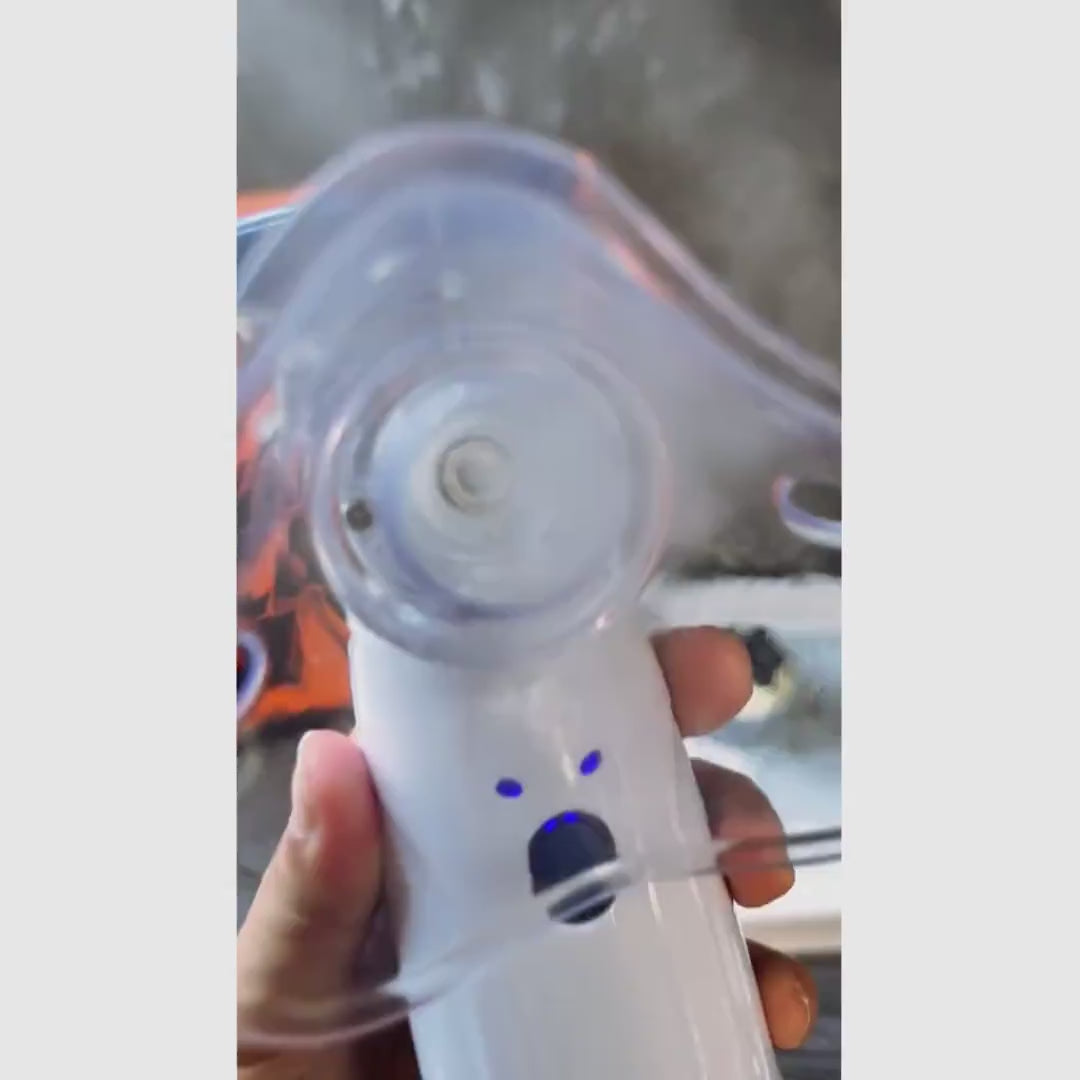 Nebulizador ultrassônico portátil recarregável com 2 modos de névoa fina, silencioso e leve para adultos e crianças em casa ou viagens