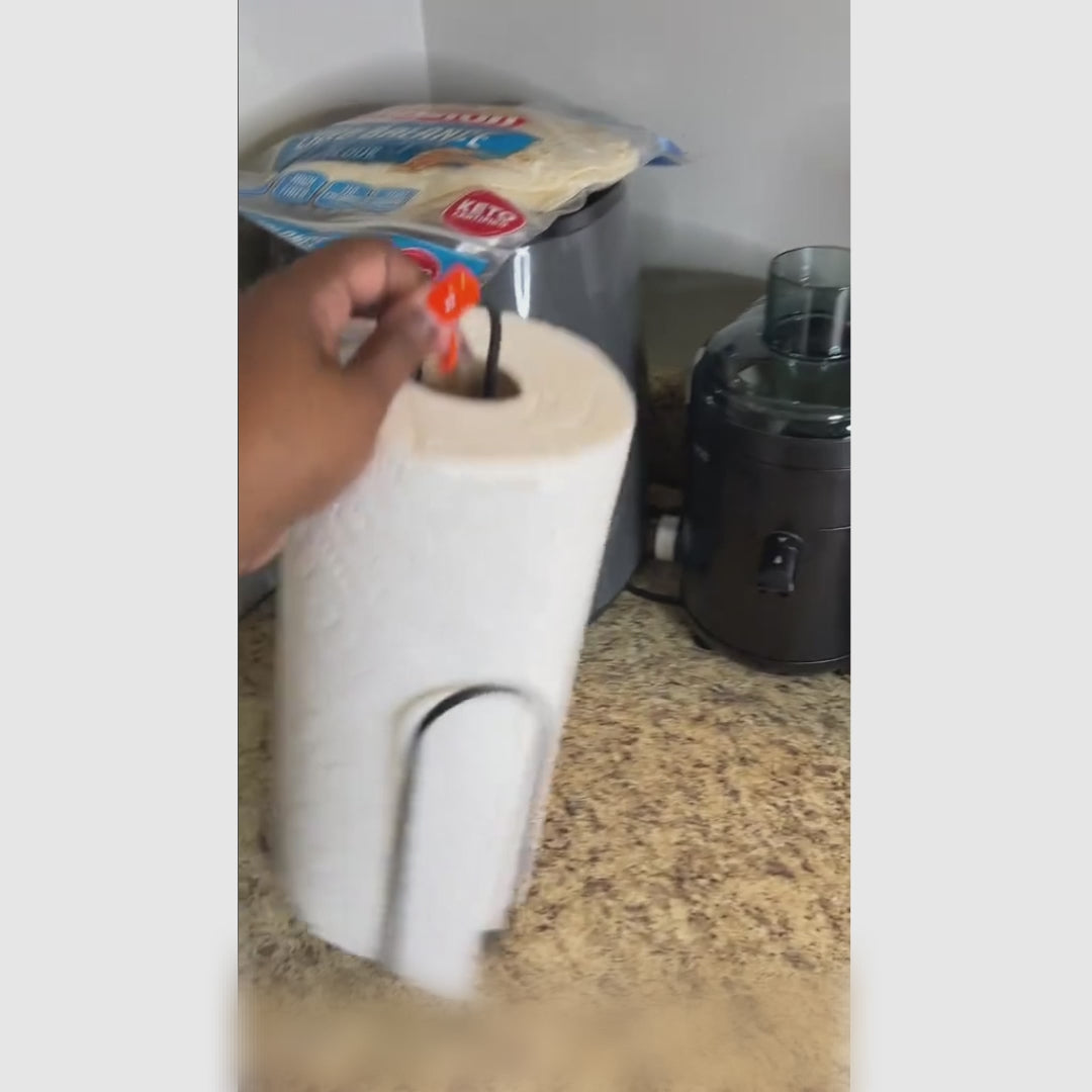 Suporte Magnético para Rolo de Papel Toalha, Organizador de Parede Universal para Geladeira, Cozinha e Banheiro acesso imediato