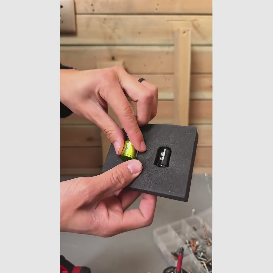 Anel magnético para parafusos 1/4 pol 6,35 mm, suporte universal para bits hexagonais em furadeiras e parafusadeiras com fixação firme para reparos e montagem