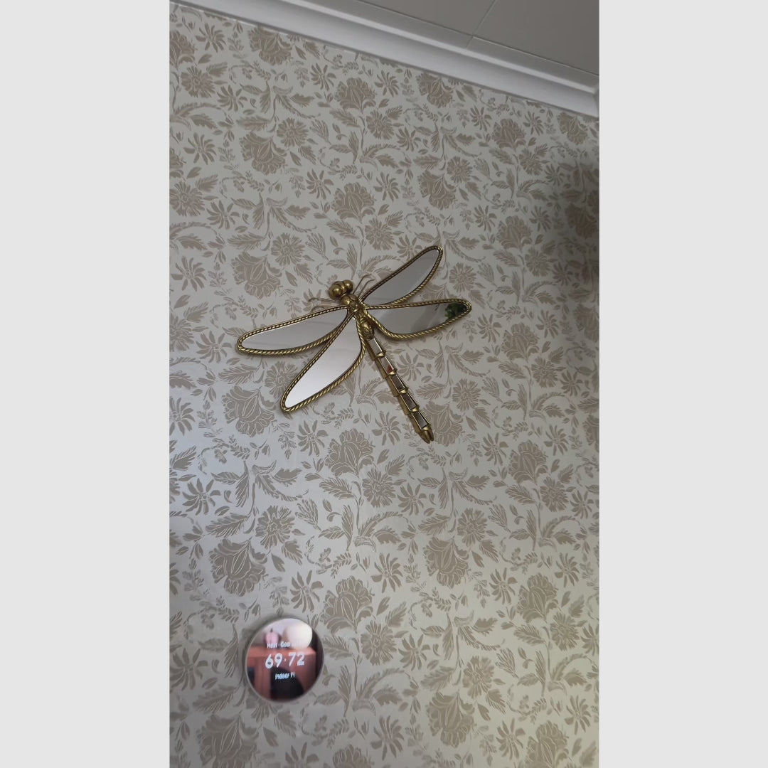 Decoração de parede libélula criativa para sala ou quarto, arte moderna, leve, elegante, fácil instalação, adiciona estilo sofisticado decorativo