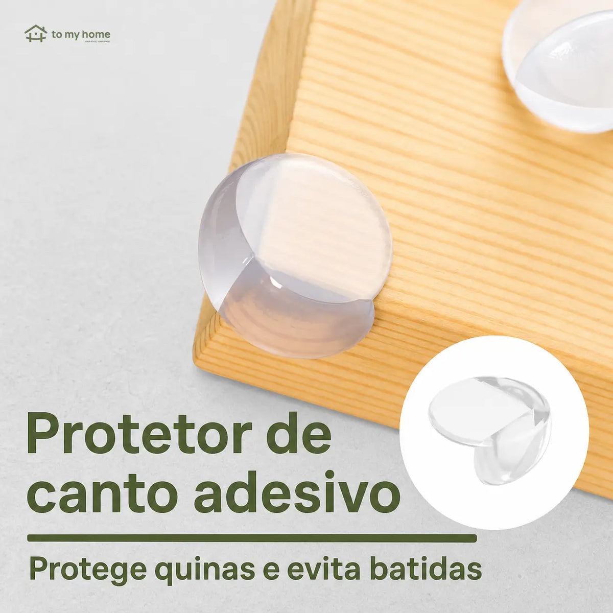 Protetor de quina transparente em PVC com adesivo forte para segurança infantil em mesas, móveis e cantos afiados da casa diária
