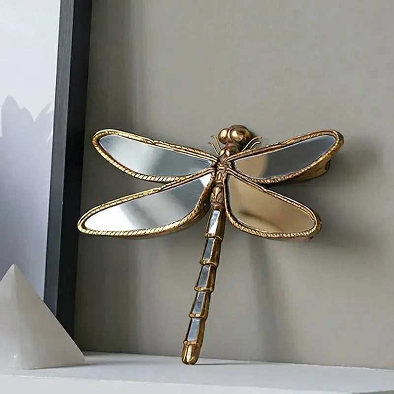 Decoração de parede libélula criativa para sala ou quarto, arte moderna, leve, elegante, fácil instalação, adiciona estilo sofisticado decorativo