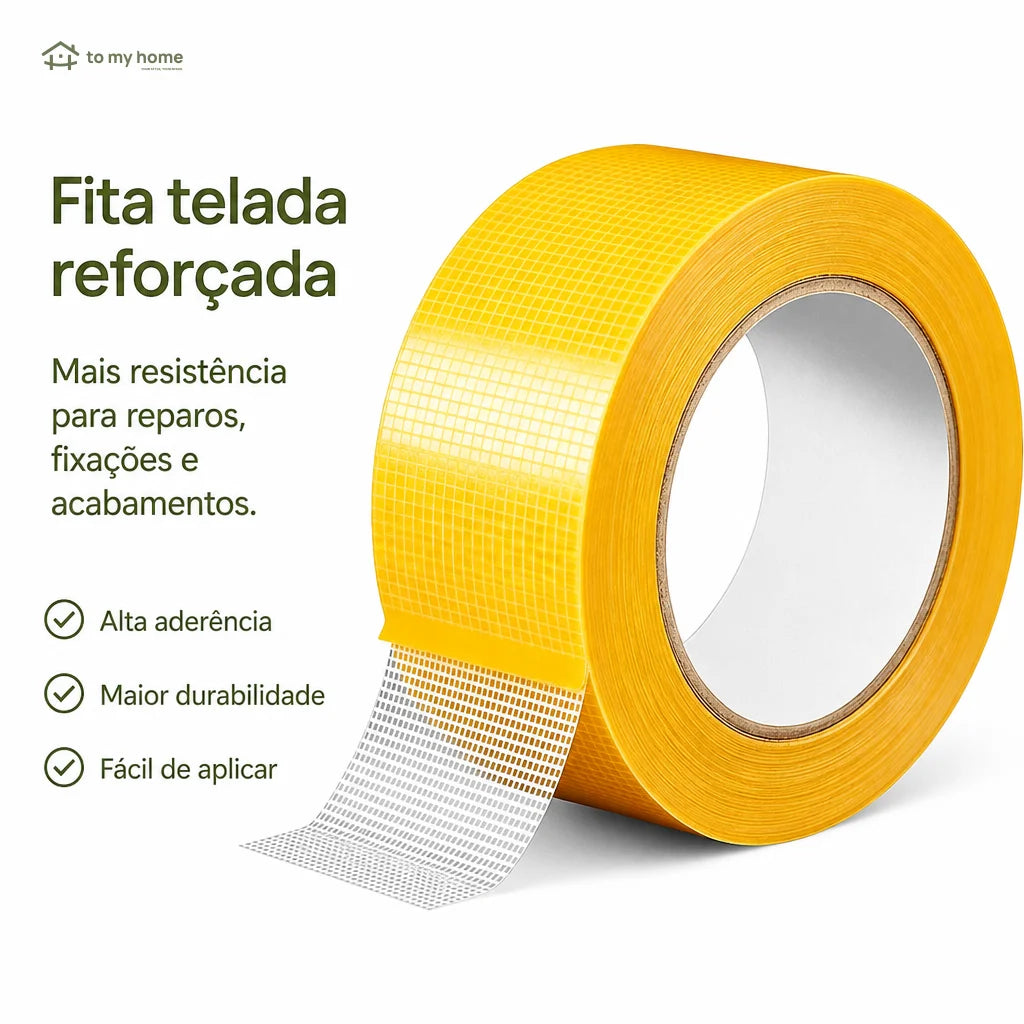 Fita dupla face telada impermeável de alta fixação, removível sem resíduos, para tapetes, quadros, decoração e reparos em casa no uso diário