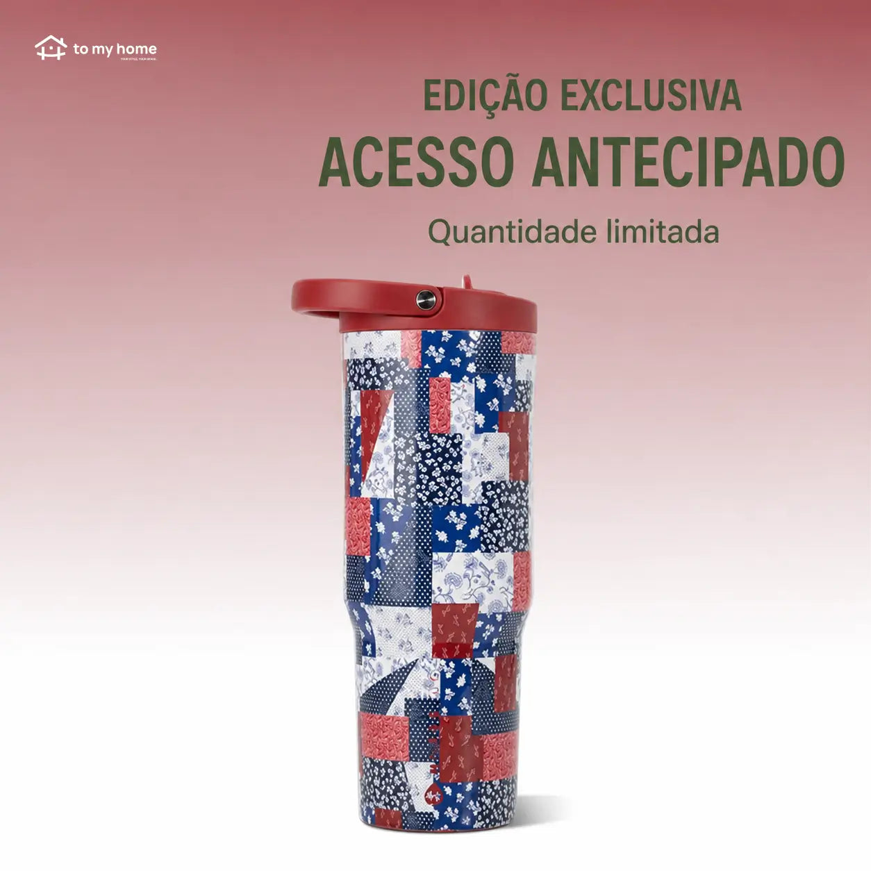 Garrafa térmica esportiva inox com canudo retrátil à prova de vazamentos para treinos, trilhas e rotina com alça e base de borracha