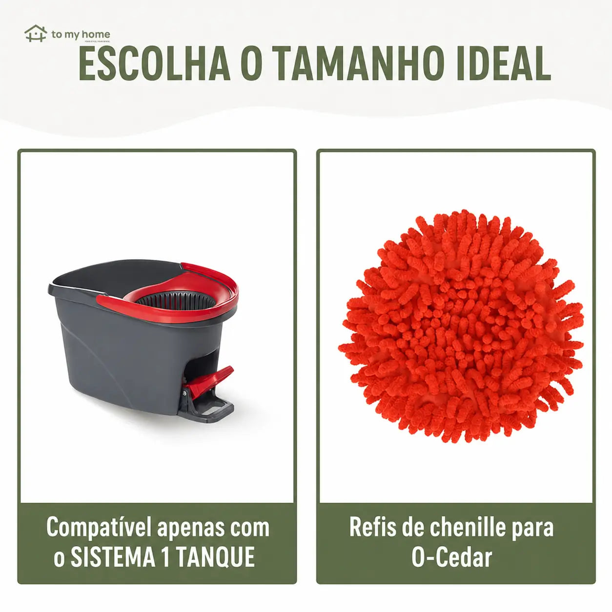 Cabeças de espanador em chenille para mop sistema 1 tanque, limpeza a seco de poeira, móveis, teto e persianas com instalação fácil
