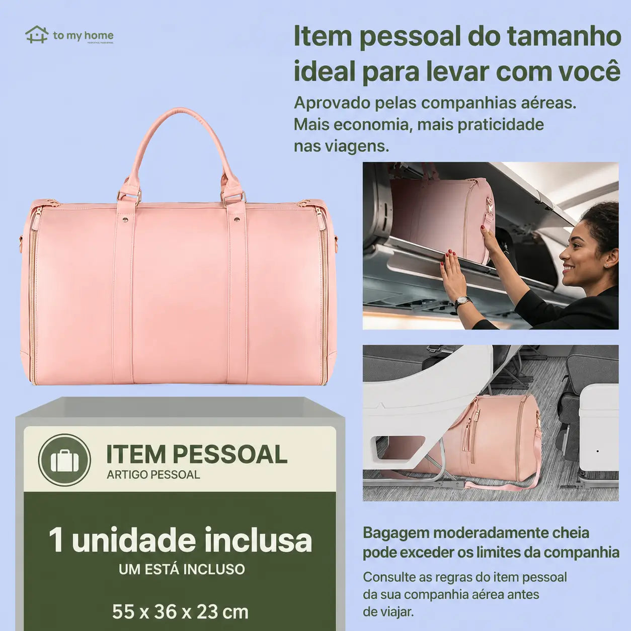 Bolsa mala de viagem 57L resistente à água com porta-terno e sapateira para bordo, academia e fim de semana de homens e mulheres