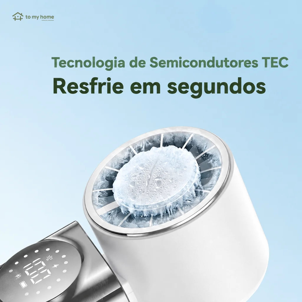 Mini ventilador portátil 7 em 1 com 100 velocidades