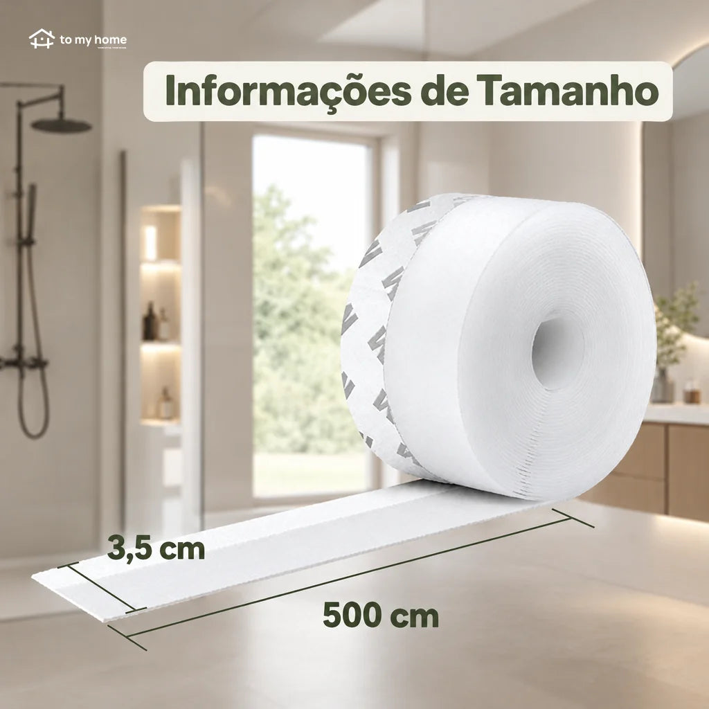 Veda fresta autoadesivo para portas com rolo de 5 m