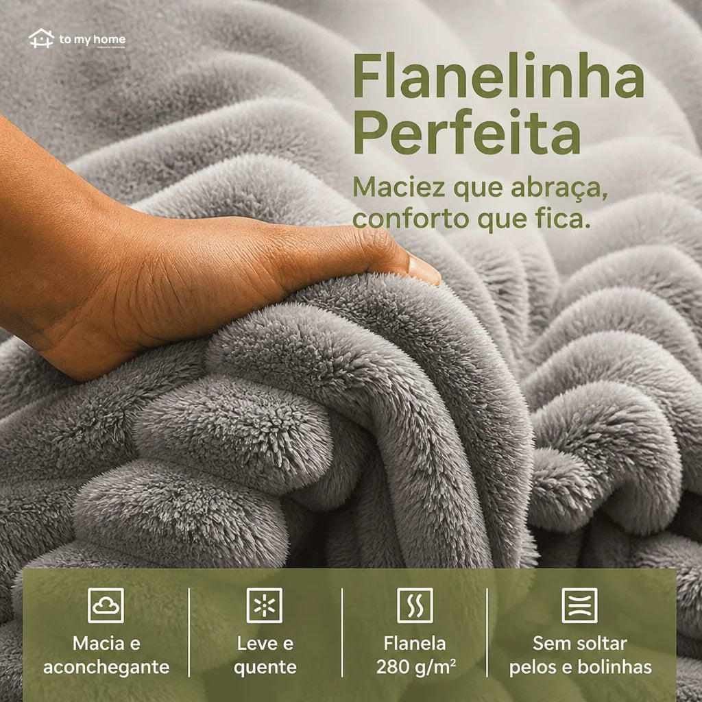 Manta fleece super macia com textura listrada, leve e decorativa para sofá, cama, sala e escritório o ano todo com conforto diário