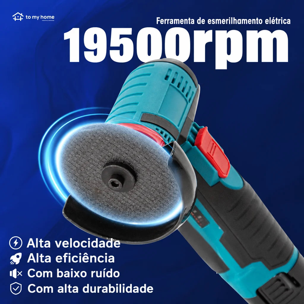 Mini esmerilhadeira sem fio 12V com motor sem escovas
