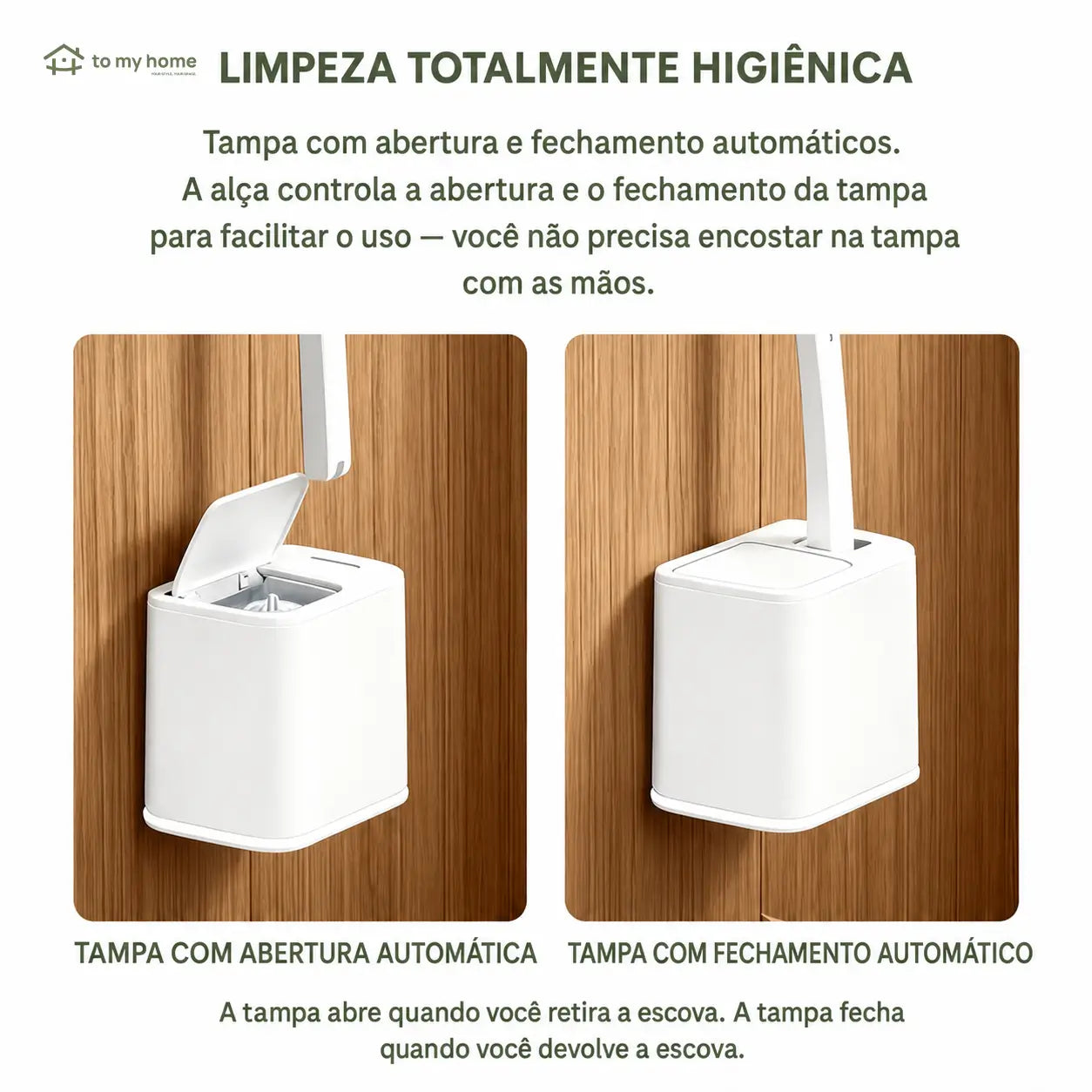 Kit de escova sanitária descartável de parede com 24 refis perfumados e troca sem contato para banheiro, pia, banheira e ralos