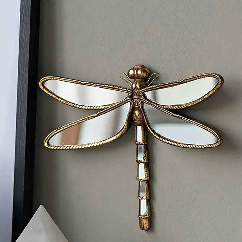 Decoração de parede libélula criativa para sala ou quarto, arte moderna, leve, elegante, fácil instalação, adiciona estilo sofisticado decorativo